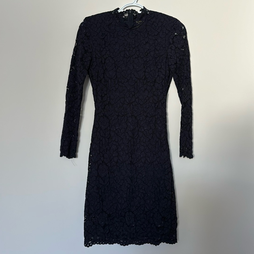 H&M navy lace dress